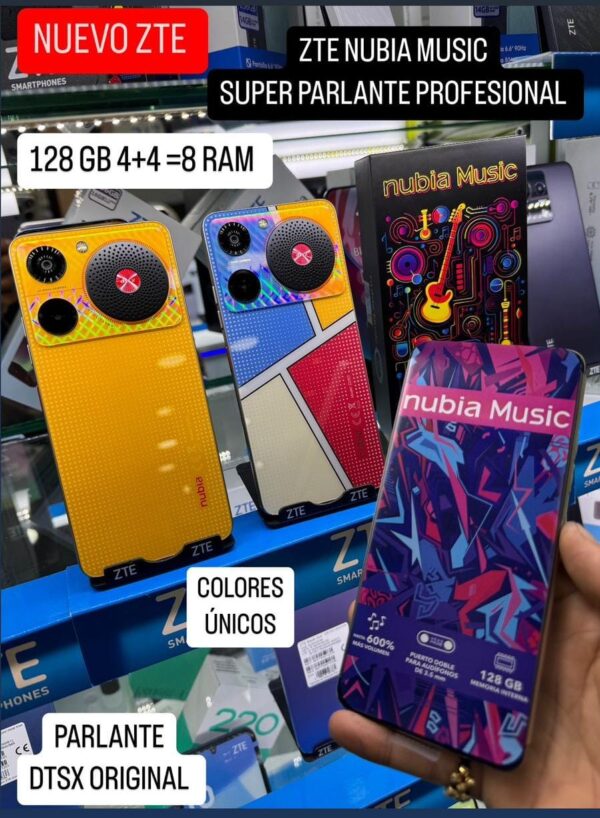 ZTE Nubia music con parlante profesional