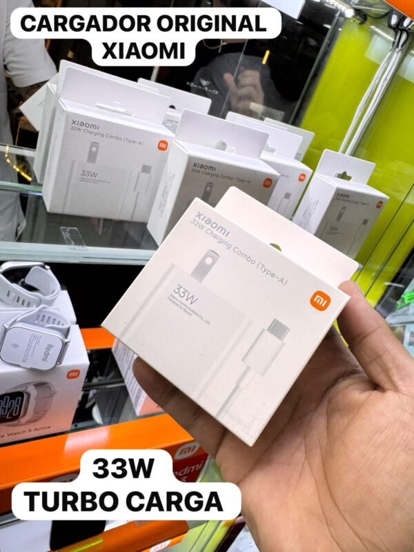 Cargador original Xiaomi 33 W