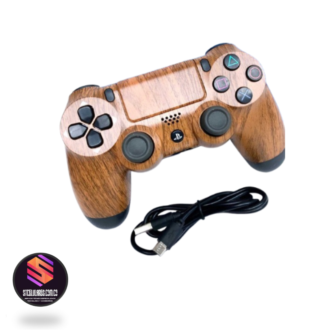 Control Ps4 Unicolor Madera
