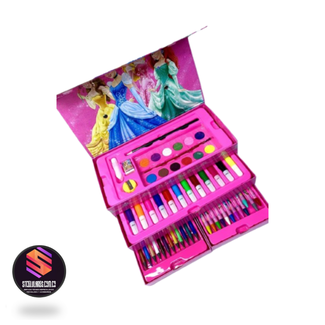Kit Arte X54 Piezas princesas